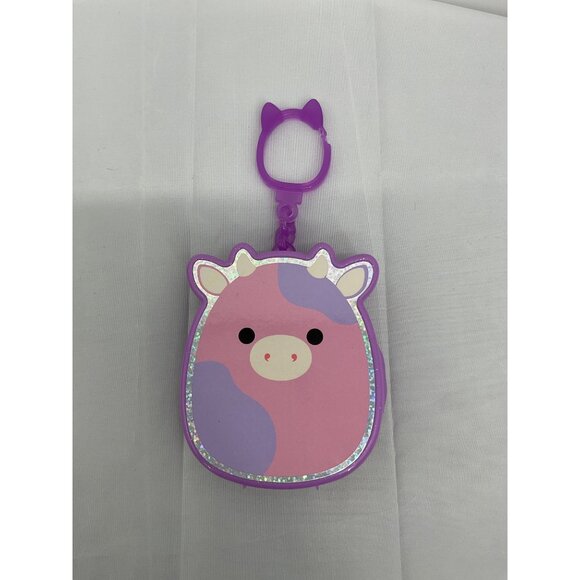 Squish-A-Longs Mini-Squish Cow Compact Keychain - Picture 2 of 5